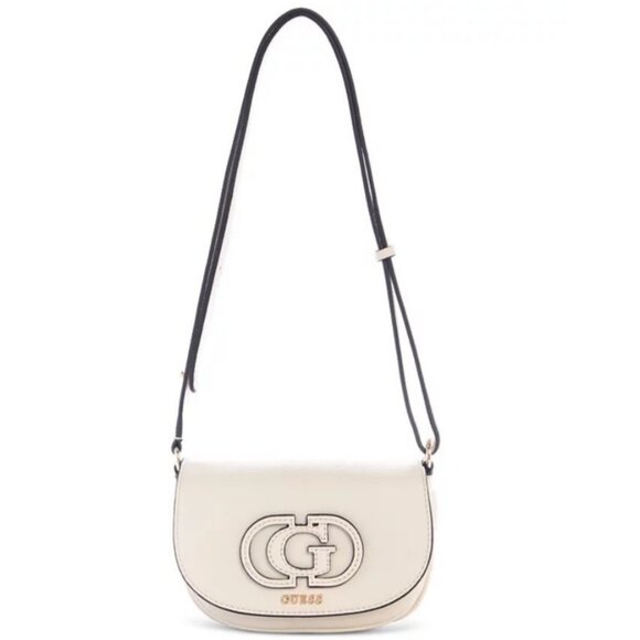GUESS Calebra convertible mini shoulder crossbody bag - Off White - Picture 2 of 11